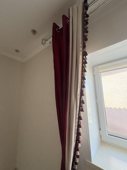 Шторы и тюль, 2 шт