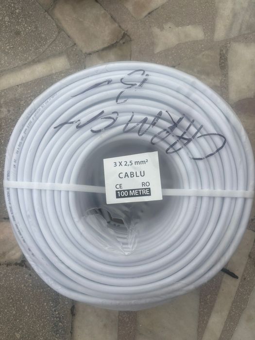 Cablu electric myym/lițat de 2x1,5, 2x2,5, 3x1,5 și 3x2,5