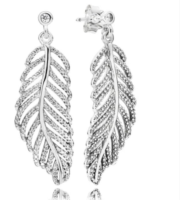 Обеци Pandora с цирконии