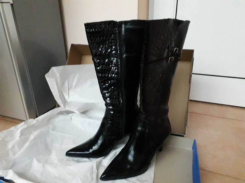 Ботуши ЕСТЕСТВЕНА Кожа и Естествена КРОКО Кожа ! НОВИ! №36