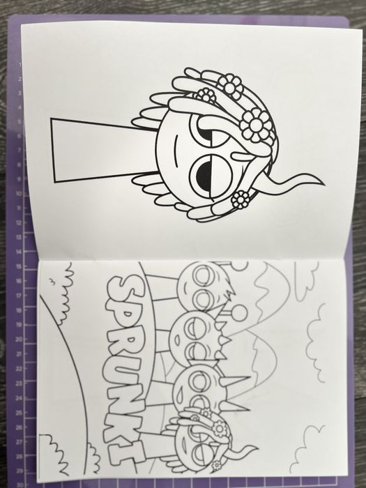 Carte de colorat Sprunki