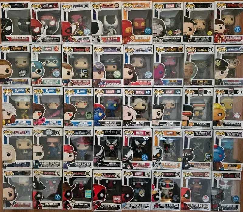 Marvel и DC Universe Funko pop