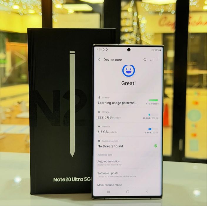 Samsung Note 20 ULTRA • 256 GB • 12 GB RAM • ca NOu • 99 % Battery