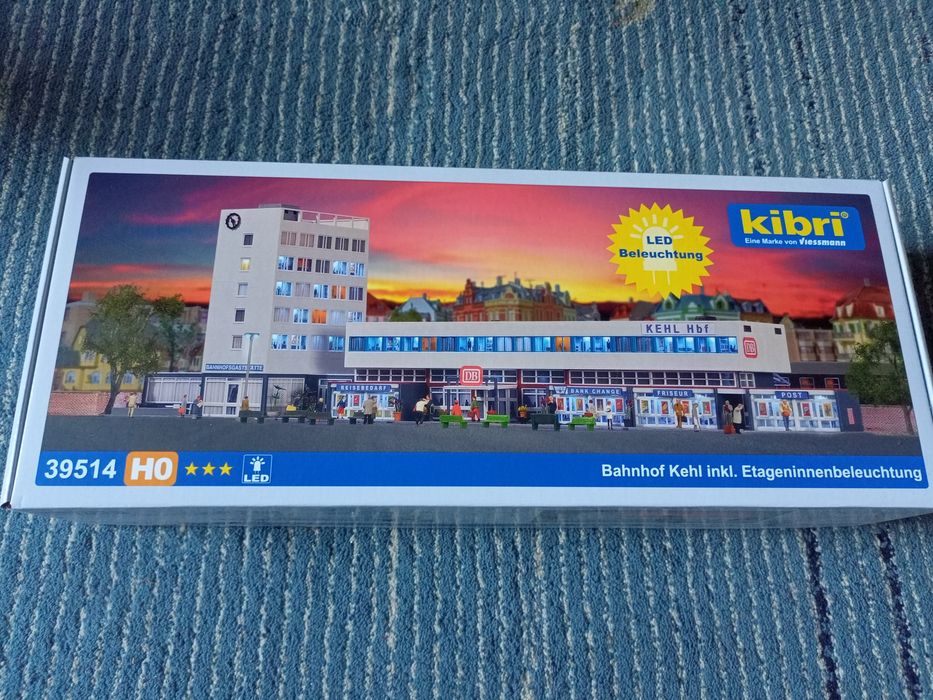 ЖП гара за макет H0 Kibri 1/87