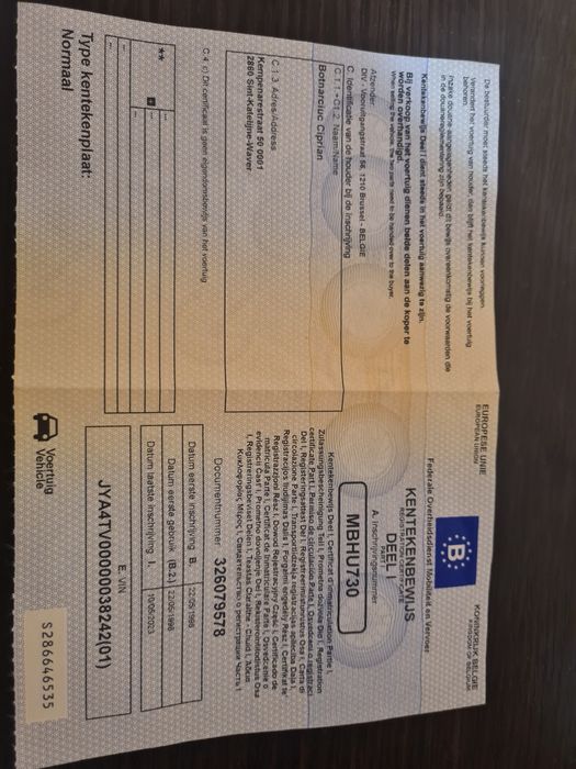 Motocicleta  Yamaha 74 kw.