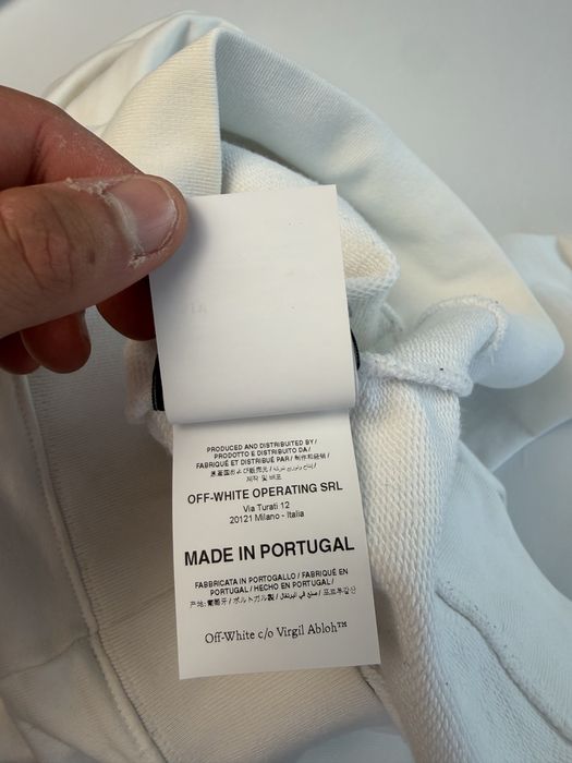 Hoodie off white torando size M