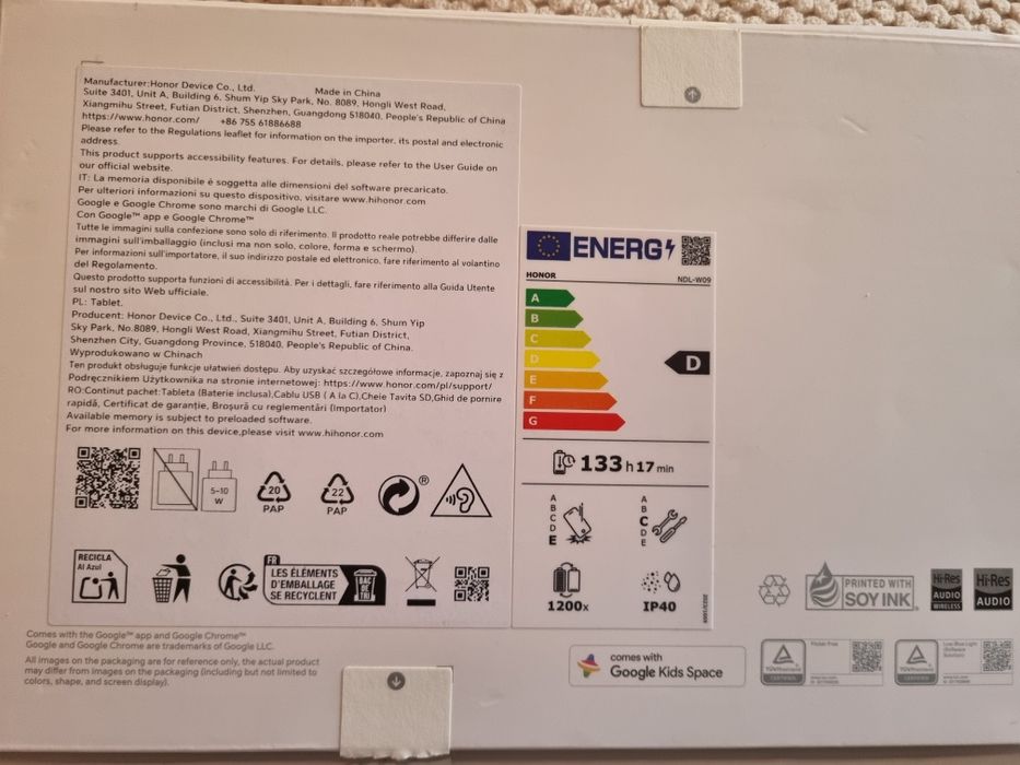 Tabletă HONOR Pad X8a"