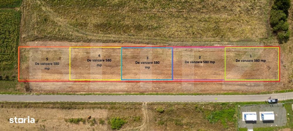 Teren intravilan de vanzare, 580 mp - Herendesti