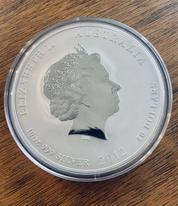 Сребърна Монета 10 унции Дракон