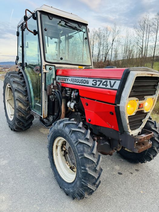 Tractor Massey Ferguson 374V 4x4 64cp 4 cilindri cauciucuri noi
