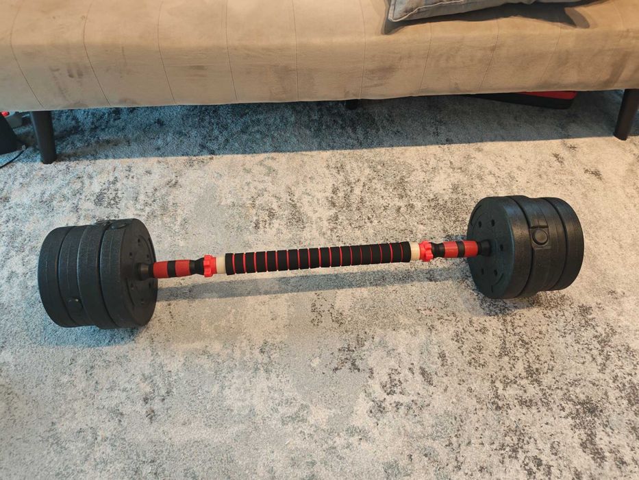 Set gantere si haltera 26 kg