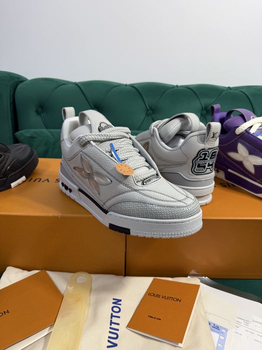 Adidasi Louis Vuitton Skate piele naturala 100% Full Box colectie noua