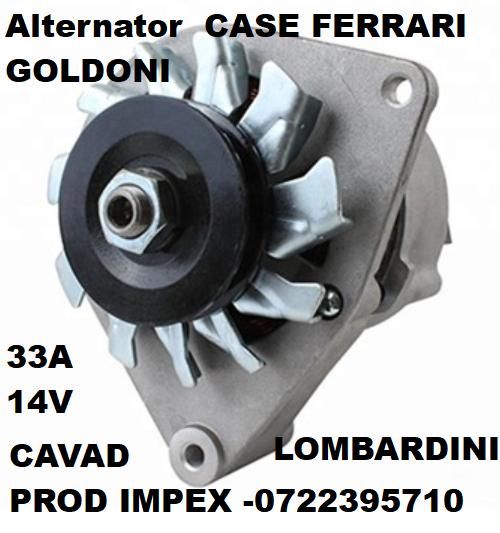 Alternator,,dreapta"pe tractor CASE ,GOLDONI,FENDT ,FERRARI,LOMBARDINi