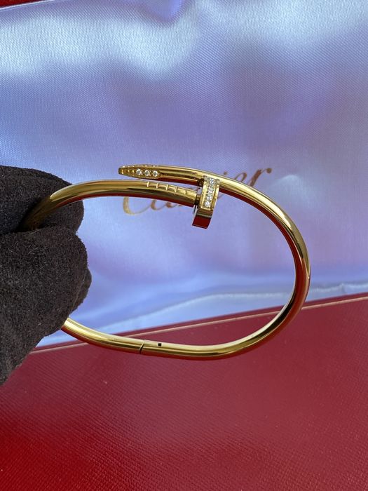 Brățară Cartier cui 19 aur cu diamante
