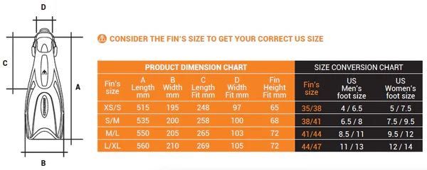 Cressi Maui плавници M/L