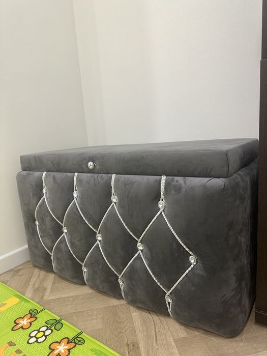 Большой сундук велюровый