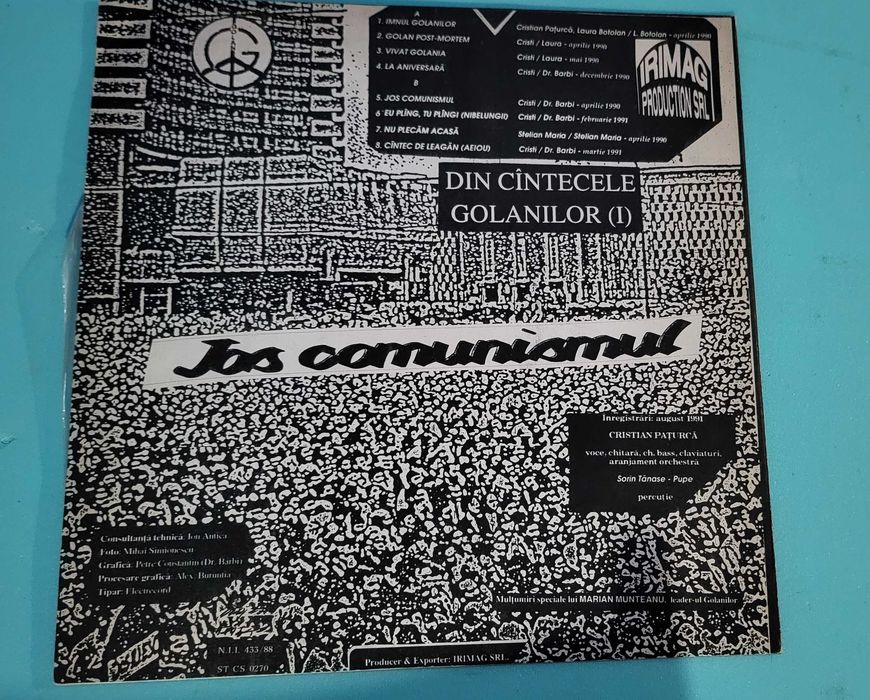 Disc vinil Din cîntecele golanilor