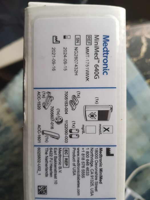 Minimed 640G инсулинова помпа