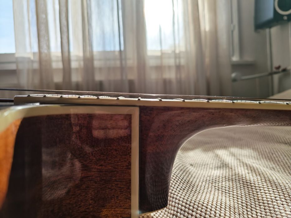 Акустична китара Washburn D10CEQSB Cutaway Dreadnought Quilt Top