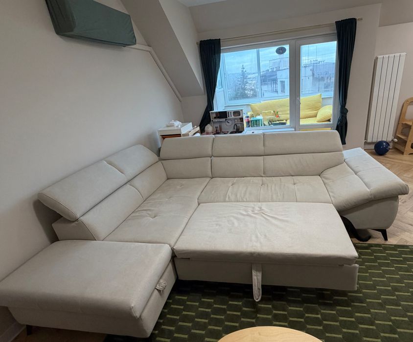 Продавам диван БИЛИ – десен подлакътник, функция сън и ракла