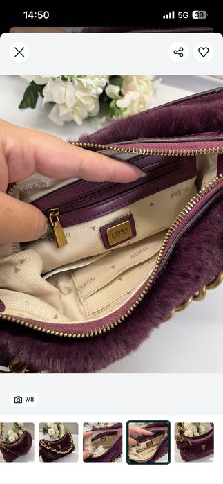 Guess liu jo чанта с косъм