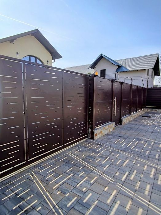 Garduri moderne  Tablă debitată cnc