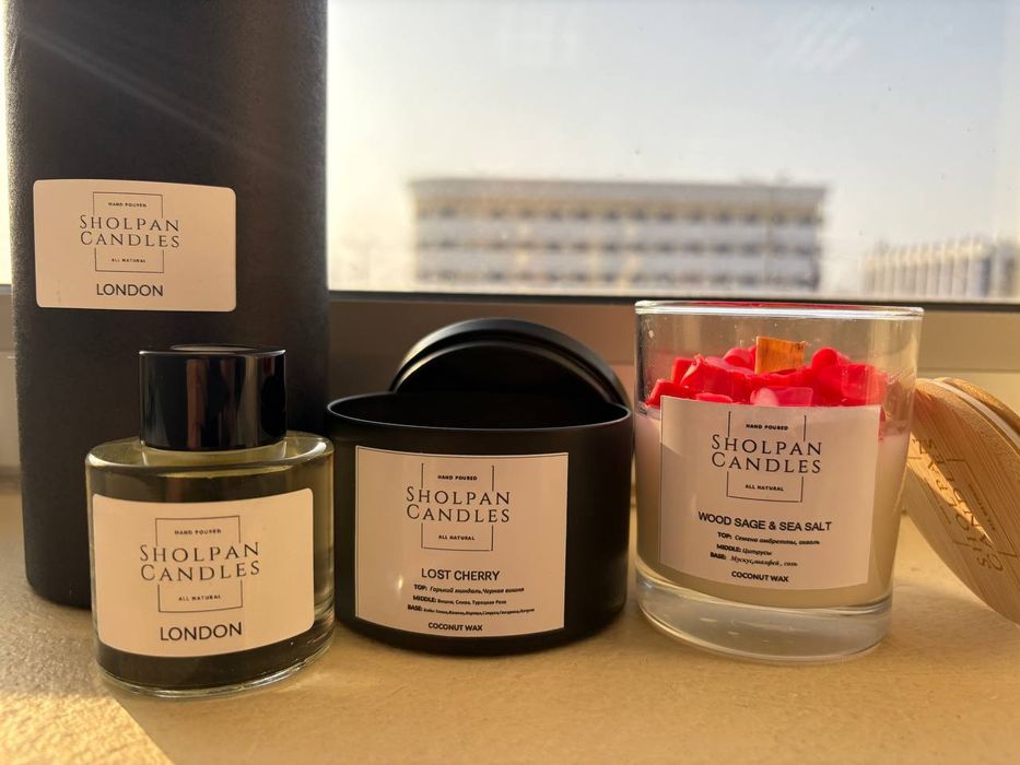 Арома свечи и диффузоры ручной работы