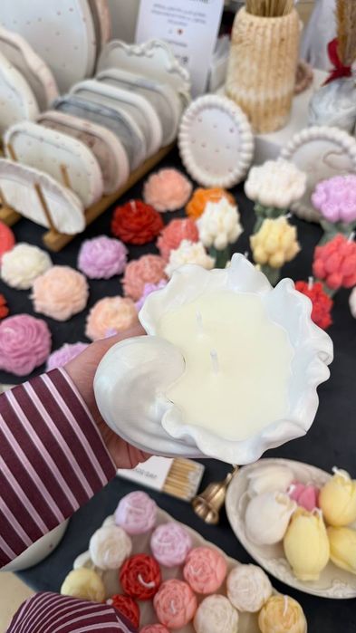 8 марта свечи ручной работы