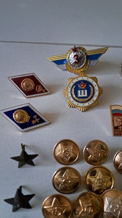 Значки  пуговицы  СССР