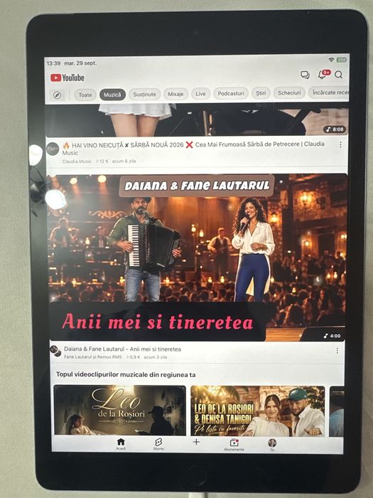 iPad 9 (2021) 10.2 , cellular, 64GB Wi-Fi, bateria 100%, iOS 27-Excelent