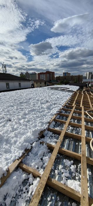 Утепление Пенаизол  крыши стены