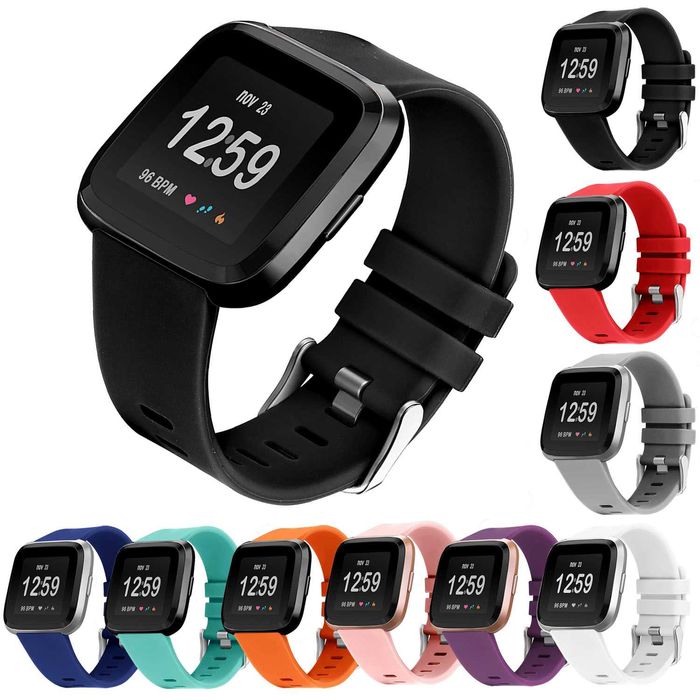 X43 Силиконова каишка верижка FitBit Versa 1 2 Lite