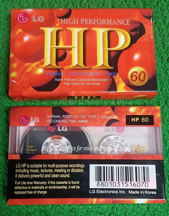 Кассеты новые LG оригинал с времен ссср