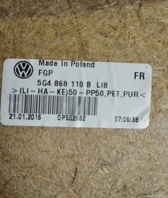 Fata usa dreapta fata 5G4 868 080 Volkswagen VW Golf 2016