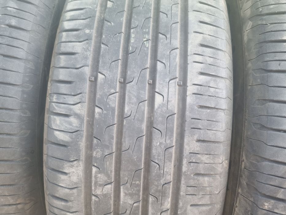 4бр летни гуми Континентал контакт 6/ 215-60-17/ 2019г/ 5- 5.2/ мм.гр.