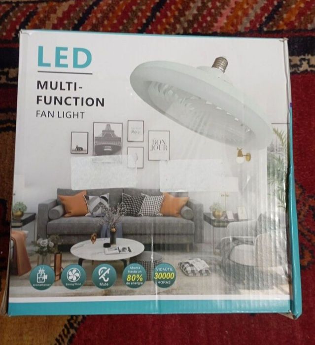 Lustre Led cu Ventilator