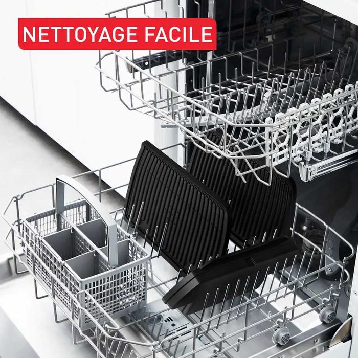 Gratar electric TEFAL OptiGrill+ XL GC728D10, 2000W, 9 programe