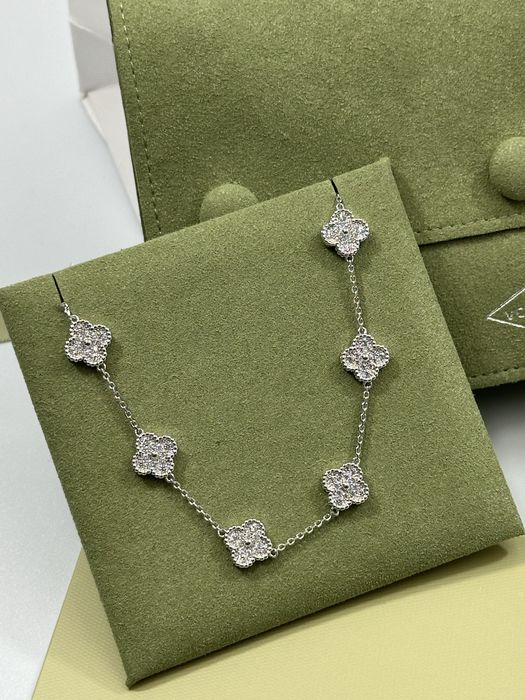Brățară MINI Van Cleef & Arpels 5 motifs White Gold 750 Diamonds