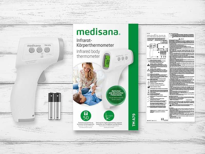 НОВИ! Безконтактен  термометър MEDISANA TMA79 бебета, деца и възрастни