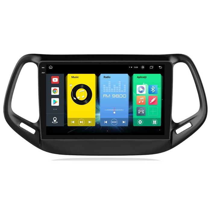 Navigatie Dedicata Jeep Compass (2016-2020), 9Inch, Carplay