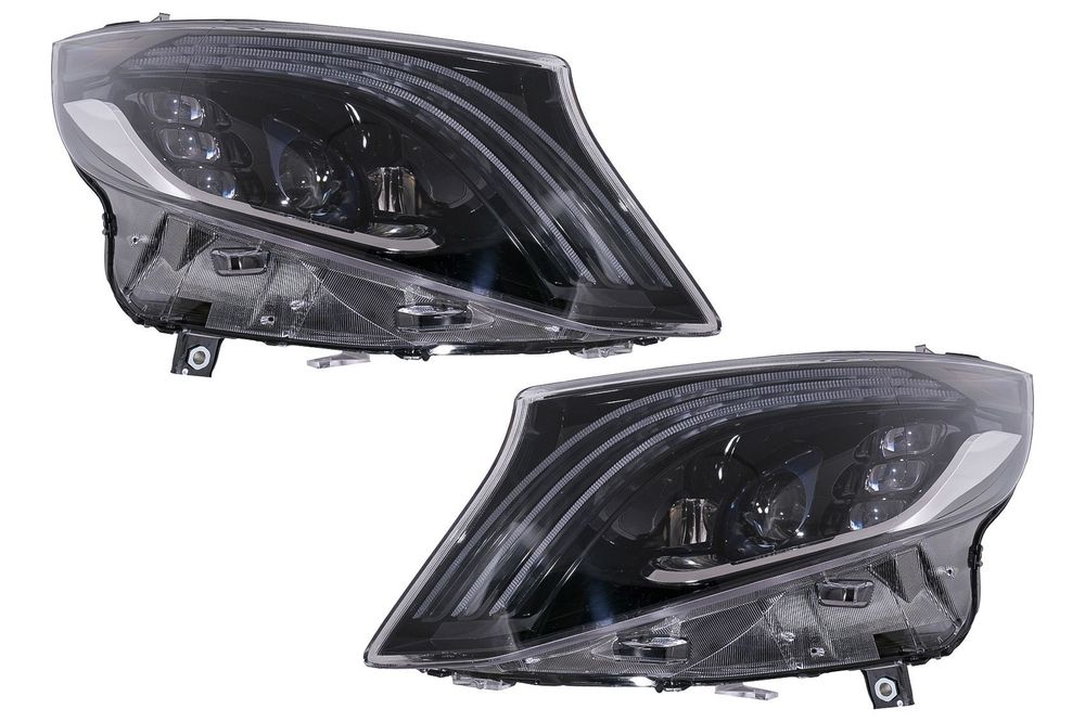 Faruri Full LED compatibil cu Mercedes V-Class W447 (2016-2020) Negru