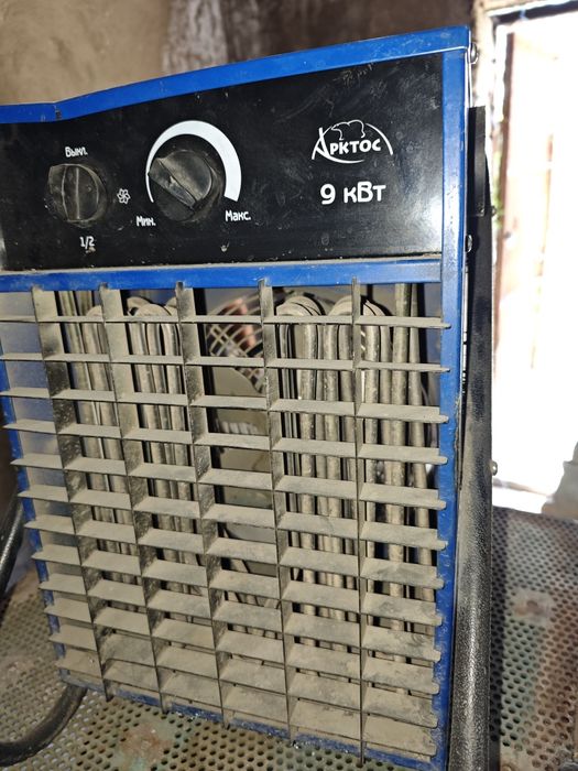 Мощный калорифер 9кВт