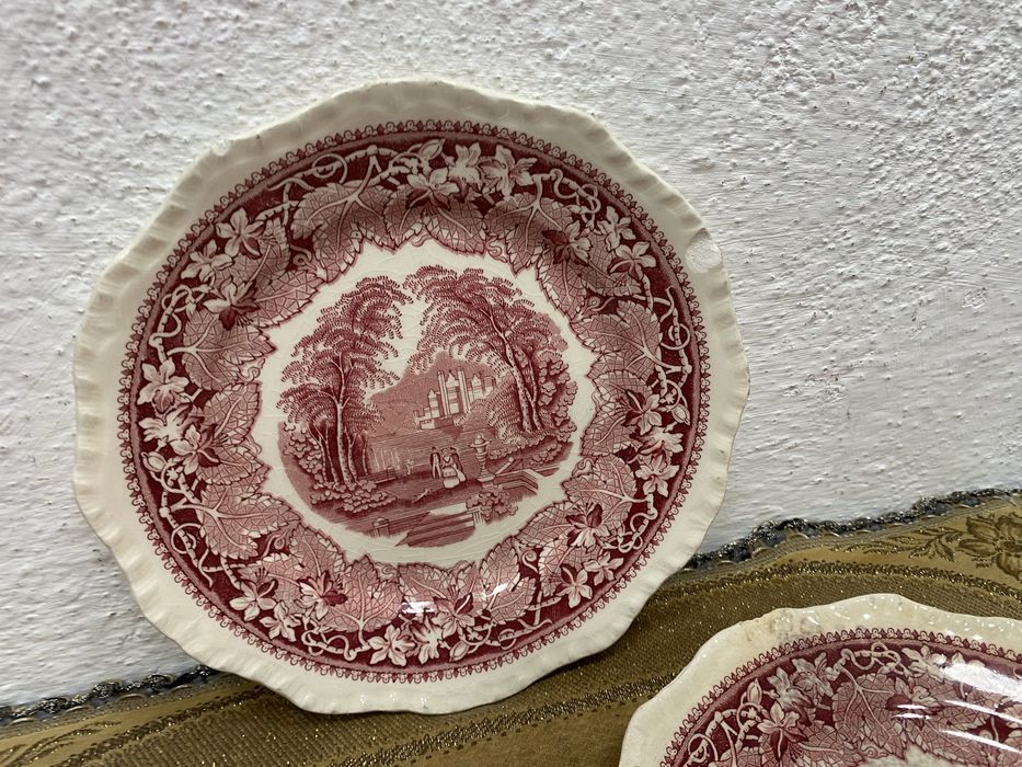 3 английски чинии Mason’s Vista Ironstone England 1950 г