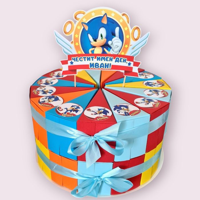 Картонена Торта MINECRAFT