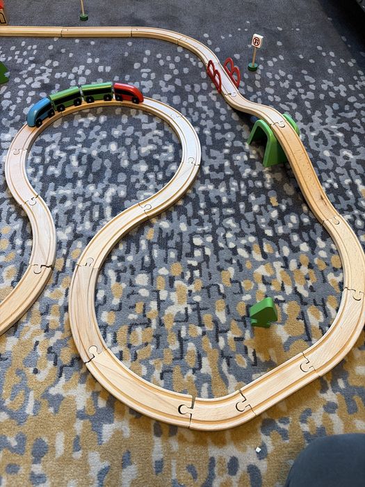 Set sine lemn tren