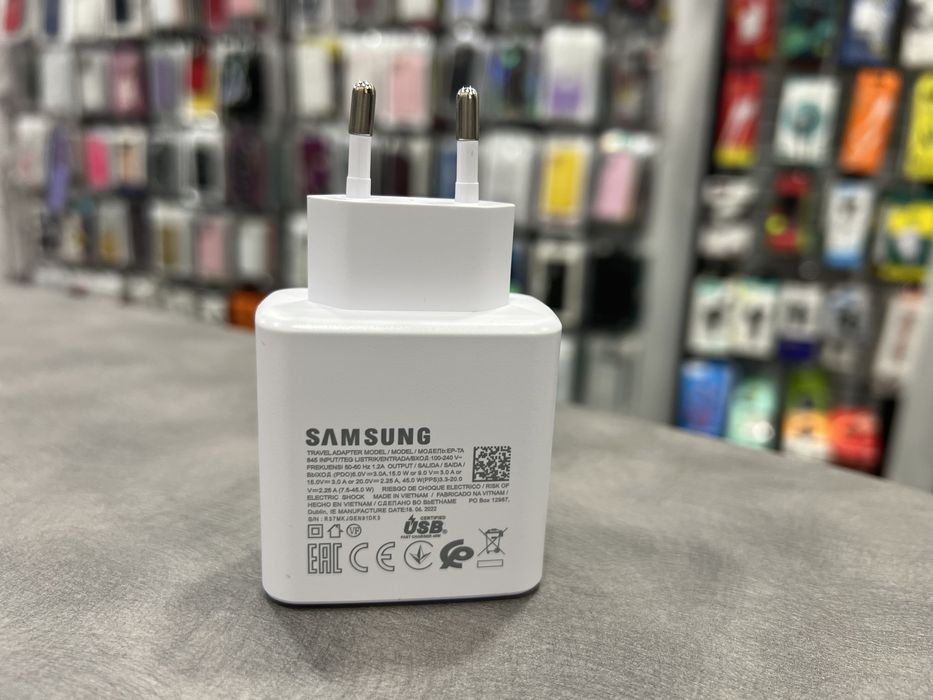 Зарядно 45 W Samsung Galaxy S24 Ultra/S22 Plus/S22 Ultra НОВО!
