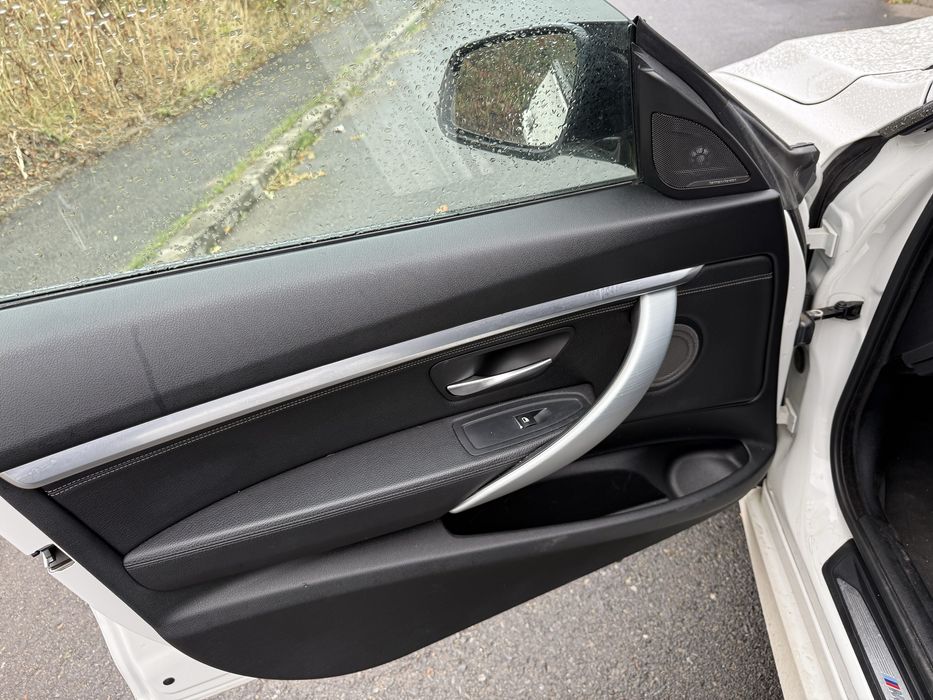 Interior piele neagra bmw f34 f36 sport scaune recaro crem f30