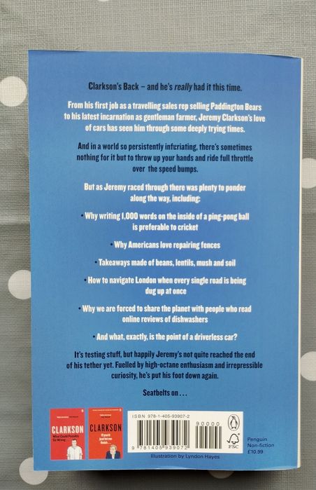 Книга, Джеръми Кларксън, нова, на английски език