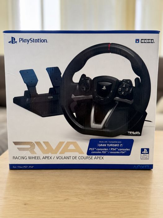 Волан с педали HORI Racing Wheel Apex за PS4/PS5
