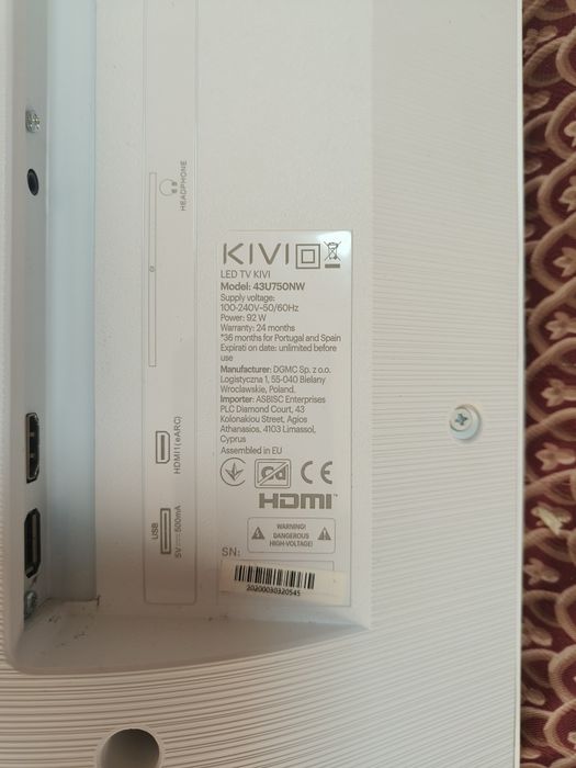 LED телевизор KIVI 43 android,NEO 32